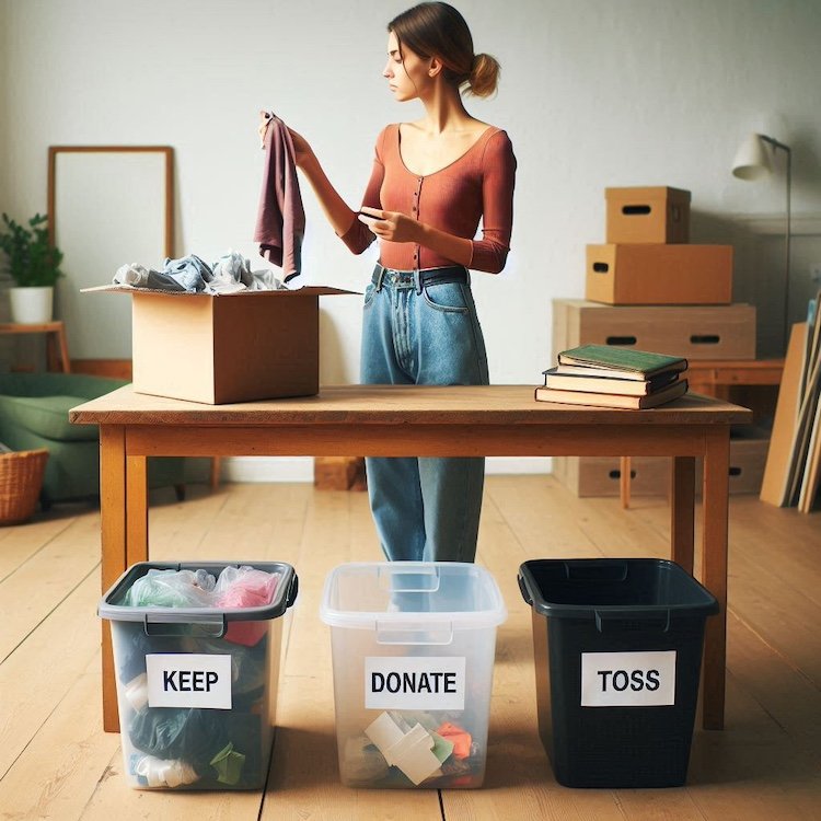 Decluttering Tips for Beginners Using a Decluttering Station